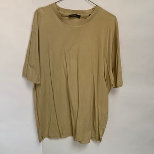 Zegna ribbed collar cotton tshirt